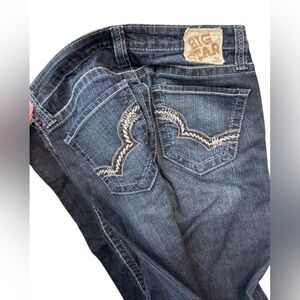 Big Star Men's Relaxed Dark Blue Jeans